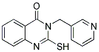 2-MERCAPTO-3-(PYRIDIN-3-YLMETHYL)QUINAZOLIN-4(3H)-ONE 结构式