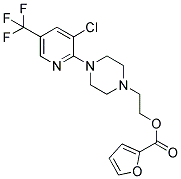 2-{4-[3-CHLORO-5-(TRIFLUOROMETHYL)PYRIDIN-2-YL]PIPERAZIN-1-YL}ETHYL 2-FUROATE 结构式