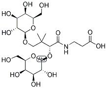 PANTOTHENIC ACID 2,4-DI-O-BETA-D-GALACTOPYRANOSIDE 结构式