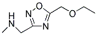 [5-(ETHOXYMETHYL)-1,2,4-OXADIAZOL-3-YL]-N-METHYLMETHANAMINE 结构式