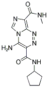 4-AMINO-N~3~-CYCLOPENTYL-N~8~-METHYLIMIDAZO[5,1-C][1,2,4]TRIAZINE-3,8-DICARBOXAMIDE 结构式