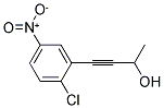 4-(2-CHLORO-5-NITROPHENYL)-3-BUTYN-2-OL 结构式