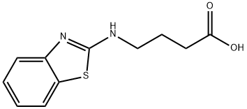 4-[(1,3-苯并噻唑-2-基)氨基]丁酸 结构式