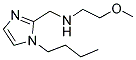 (1-BUTYL-1 H-IMIDAZOL-2-YLMETHYL)-(2-METHOXY-ETHYL)-AMINE 结构式