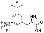 (R)-2-AMINO-3-(3,5-BIS-TRIFLUOROMETHYL-PHENYL)-PROPIONIC ACID 结构式