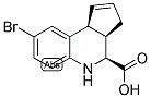 (3AR,4S,9BS)-8-BROMO-3A,4,5,9B-TETRAHYDRO-3H-CYCLOPENTA[C]QUINOLINE-4-CARBOXYLIC ACID 结构式