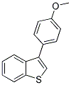 3-(4-METHOXYPHENYL)-1-BENZOTHIOPHENE 结构式