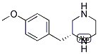 (R)-2-(4-METHOXY-BENZYL)-PIPERAZINE 结构式