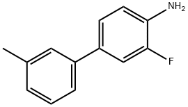 3-FLUORO-3'-METHYL[1,1'-BIPHENYL]-4-AMINE 结构式