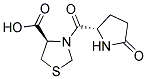 3-(5-OXO-PYRROLIDINE-2-CARBONYL)-THIAZOLIDINE-4-CARBOXYLIC ACID 结构式