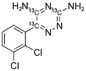 拉莫三嗪-13C3 结构式