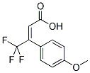 4,4,4-TRIFLUORO-3-(4-METHOXY-PHENYL)-BUT-2-ENOIC ACID 结构式