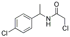 2-CHLORO-N-[1-(4-CHLOROPHENYL)ETHYL]ACETAMIDE 结构式