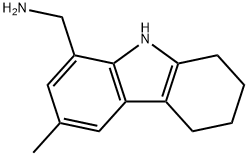 (6-甲基-2,3,4,9-四氢-1H-咔唑-8-基)甲胺 结构式