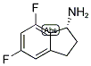 (R)-5,7-DIFLUORO-INDAN-1-YLAMINE 结构式