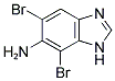 4,6-DIBROMO-3H-BENZOIMIDAZOL-5-YLAMINE 结构式