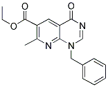 ETHYL 1-BENZYL-7-METHYL-4-OXO-1,4-DIHYDROPYRIDO[2,3-D]PYRIMIDINE-6-CARBOXYLATE 结构式