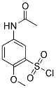 5-ACETYLAMINO-2-METHOXY-BENZENESULFONYL CHLORIDE 结构式