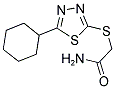 2-[(5-CYCLOHEXYL-1,3,4-THIADIAZOL-2-YL)SULFANYL]ACETAMIDE 结构式