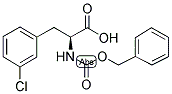 CBZ-L-3-CHLOROPHENYLALANINE 结构式