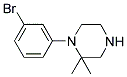 1-(3-BROMOPHENYL)-2,2-DIMETHYLPIPERAZINE 结构式