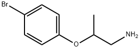 2-(4-BROMO-PHENOXY)-PROPYLAMINE 结构式