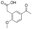 (5-Acetyl-2-methoxyphenyl)acetic acid 结构式