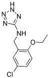 N-(5-CHLORO-2-ETHOXYBENZYL)-2H-TETRAZOL-5-AMINE 结构式