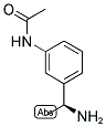 (S)-N-(3-(1-AMINOETHYL)PHENYL)ACETAMIDE 结构式