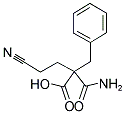 2-BENZYL-2-(2-CYANOETHYL)-2-CARBOXYACETAMIDE 结构式