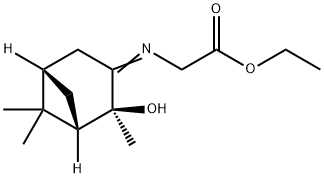 (1S,2S,5S)-ETHYL [(2-HYDROXYPINAN-3-YLENE)AMINO]ACETATE 结构式