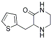 3-THIOPHEN-2-YLMETHYL-PIPERAZIN-2-ONE 结构式