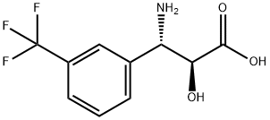 (2S,3S)-3-氨基-2-羟基-3-(3-(三氟甲基)苯基)丙酸 结构式