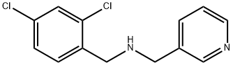 N-(2,4-DICHLOROBENZYL)-N-(PYRIDIN-3-YLMETHYL)AMINE 结构式