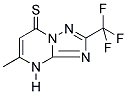 5-METHYL-2-(TRIFLUOROMETHYL)[1,2,4]TRIAZOLO[1,5-A]PYRIMIDINE-7(4H)-THIONE 结构式