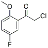 2-CHLORO-1-(5-FLUORO-2-METHOXYPHENYL)ETHANONE 结构式