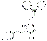 (R)-2-(9H-FLUOREN-9-YLMETHOXYCARBONYLAMINO)-4-P-TOLYL-BUTYRIC ACID 结构式