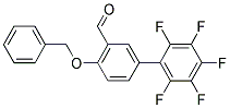 4-(BENZYLOXY)-2',3',4',5',6'-PENTAFLUORO[1,1'-BIPHENYL]-3- CARBALDEHYDE 结构式