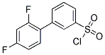 2',4'-DIFLUORO-BIPHENYL-3-SULFONYL CHLORIDE 结构式