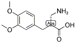 (R)-2-AMINOMETHYL-3-(3,4-DIMETHOXY-PHENYL)-PROPIONIC ACID 结构式