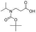 N-BOC-3-ISOPROPYLAMINO-PROPIONIC ACID 结构式