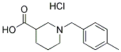 1-(4-METHYLBENZYL)PIPERIDINE-3-CARBOXYLIC ACIDHYDROCHLORIDE 结构式