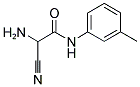 2-AMINO-2-CYANO-N-M-TOLYL-ACETAMIDE 结构式