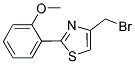 4-Bromomethyl-2-(2-methoxy-phenyl)-thiazole 结构式