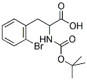 BOC-2-溴-DL-苯丙氨酸 结构式