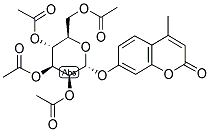 4-METHYLUMBELLIFERYL 2,3,4,6-TETRA-O-ACETYL-ALPHA-D-MANNOPYRANOSIDE 结构式