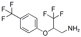 3,3,3-TRIFLUORO-2-(4-TRIFLUOROMETHYL-PHENOXY)-PROPYLAMINE 结构式