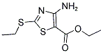 ETHYL 4-AMINO-2-(ETHYLTHIO)-5-THIAZOLECARBOXYLATE 结构式