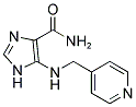 5-[(4-PYRIDINYLMETHYL)AMINO]-1H-IMIDAZOLE-4-CARBOXAMIDE 结构式