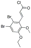 (2E)-3-(2,3-DIBROMO-5-ETHOXY-6-METHOXYPHENYL)ACRYLOYL CHLORIDE 结构式